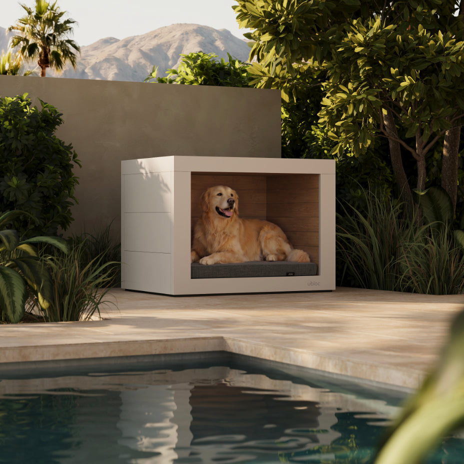 Ubloc Shelter installed in backyard