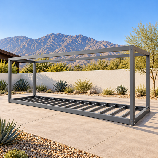 10 x 20 ft Modular Steel Frame Kit - DIY Workshop or Storage Structure