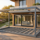 Placeholder 6: Ubloc reference steel frame or finished concept; proposed 12 x 20 ft configuration not depicted to scale