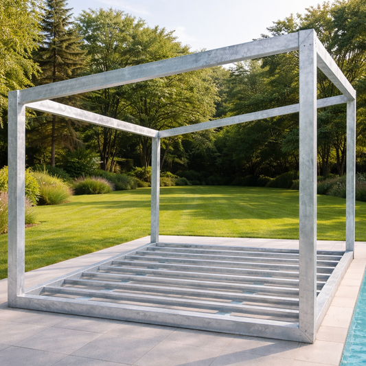 Steel frame kit reference image 1; frame-only product, illustrative finishes excluded